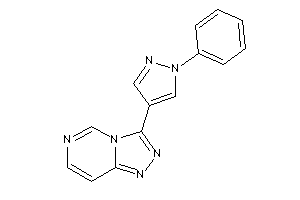 3-(1-phenylpyrazol-4-yl)-[1,2,4]triazolo[3,4-f]pyrimidine