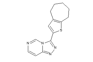 Image of 3-(5,6,7,8-tetrahydro-4H-cyclohepta[b]thiophen-2-yl)-[1,2,4]triazolo[3,4-f]pyrimidine