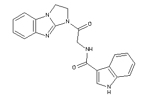 Image of N-[2-(1,2-dihydroimidazo[1,2-a]benzimidazol-3-yl)-2-keto-ethyl]-1H-indole-3-carboxamide