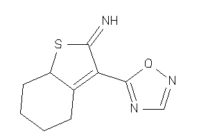 Image of [3-(1,2,4-oxadiazol-5-yl)-5,6,7,7a-tetrahydro-4H-benzothiophen-2-ylidene]amine