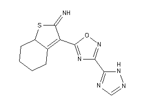 Image of [3-[3-(1H-1,2,4-triazol-5-yl)-1,2,4-oxadiazol-5-yl]-5,6,7,7a-tetrahydro-4H-benzothiophen-2-ylidene]amine