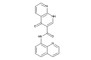 Image of 4-keto-N-(8-quinolyl)-1H-1,8-naphthyridine-3-carboxamide