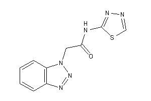 2-(benzotriazol-1-yl)-N-(1,3,4-thiadiazol-2-yl)acetamide