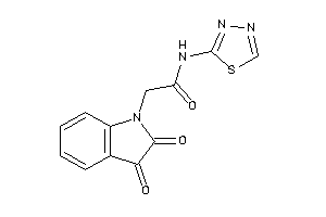Image of 2-(2,3-diketoindolin-1-yl)-N-(1,3,4-thiadiazol-2-yl)acetamide