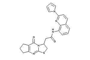 2-(ketoBLAHyl)-N-(2-pyrrol-1-yl-8-quinolyl)acetamide