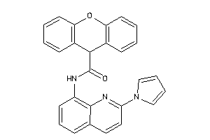 N-(2-pyrrol-1-yl-8-quinolyl)-9H-xanthene-9-carboxamide