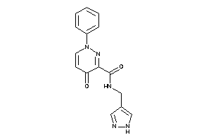 4-keto-1-phenyl-N-(1H-pyrazol-4-ylmethyl)pyridazine-3-carboxamide