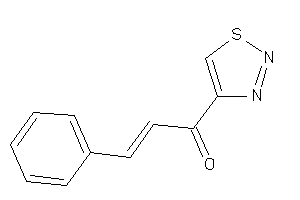 3-phenyl-1-(thiadiazol-4-yl)prop-2-en-1-one