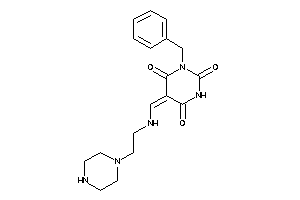 1-benzyl-5-[(2-piperazinoethylamino)methylene]barbituric Acid