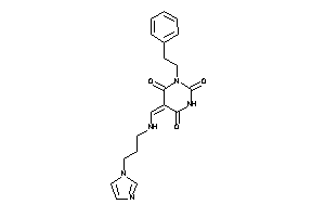 Image of 5-[(3-imidazol-1-ylpropylamino)methylene]-1-phenethyl-barbituric Acid