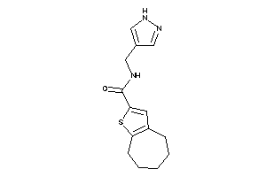Image of N-(1H-pyrazol-4-ylmethyl)-5,6,7,8-tetrahydro-4H-cyclohepta[b]thiophene-2-carboxamide