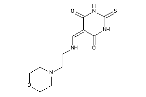 5-[(2-morpholinoethylamino)methylene]-2-thioxo-hexahydropyrimidine-4,6-quinone