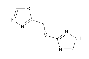 2-[(1H-1,2,4-triazol-3-ylthio)methyl]-1,3,4-thiadiazole