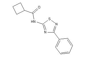 Image of N-(3-phenyl-1,2,4-thiadiazol-5-yl)cyclobutanecarboxamide