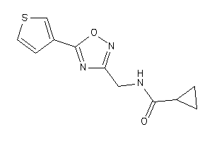Image of N-[[5-(3-thienyl)-1,2,4-oxadiazol-3-yl]methyl]cyclopropanecarboxamide