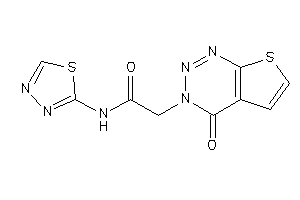 2-(4-ketothieno[2,3-d]triazin-3-yl)-N-(1,3,4-thiadiazol-2-yl)acetamide