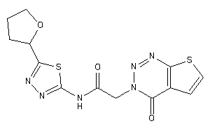 2-(4-ketothieno[2,3-d]triazin-3-yl)-N-[5-(tetrahydrofuryl)-1,3,4-thiadiazol-2-yl]acetamide