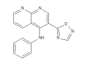 [3-(1,2,4-oxadiazol-5-yl)-1,8-naphthyridin-4-yl]-phenyl-amine