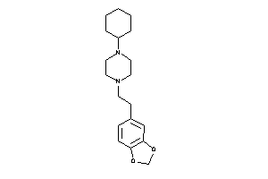 Image of 1-cyclohexyl-4-homopiperonyl-piperazine