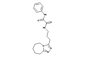 N'-phenyl-N-[3-(6,7,8,9-tetrahydro-5H-[1,2,4]triazolo[4,3-a]azepin-3-yl)propyl]oxamide