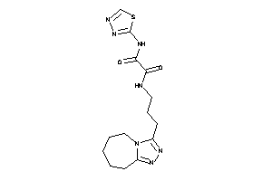 N-[3-(6,7,8,9-tetrahydro-5H-[1,2,4]triazolo[4,3-a]azepin-3-yl)propyl]-N'-(1,3,4-thiadiazol-2-yl)oxamide