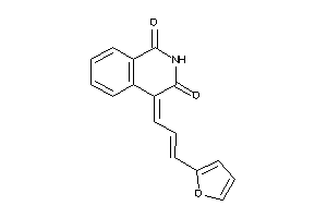Image of 4-[3-(2-furyl)prop-2-enylidene]isoquinoline-1,3-quinone