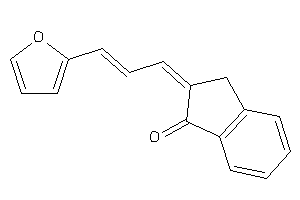 2-[3-(2-furyl)prop-2-enylidene]indan-1-one
