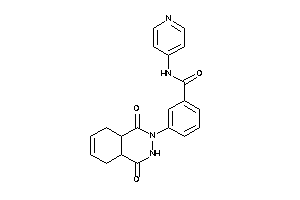 Image of 3-(1,4-diketo-4a,5,8,8a-tetrahydro-3H-phthalazin-2-yl)-N-(4-pyridyl)benzamide