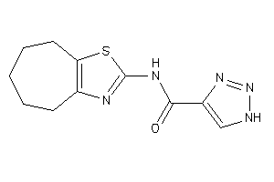 N-(5,6,7,8-tetrahydro-4H-cyclohepta[d]thiazol-2-yl)-1H-triazole-4-carboxamide