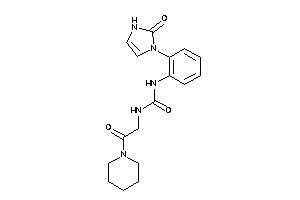 1-[2-(2-keto-4-imidazolin-1-yl)phenyl]-3-(2-keto-2-piperidino-ethyl)urea