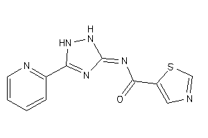 Image of N-[5-(2-pyridyl)-1,2-dihydro-1,2,4-triazol-3-ylidene]thiazole-5-carboxamide
