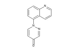 1-(5-quinolyl)pyridazin-4-one
