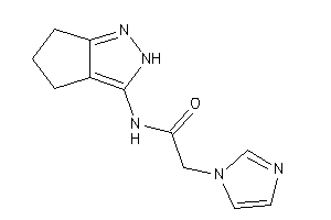 Image of 2-imidazol-1-yl-N-(2,4,5,6-tetrahydrocyclopenta[c]pyrazol-3-yl)acetamide