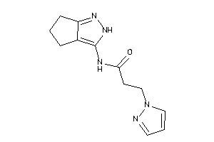 3-pyrazol-1-yl-N-(2,4,5,6-tetrahydrocyclopenta[c]pyrazol-3-yl)propionamide