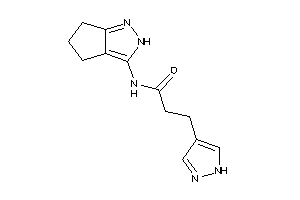 3-(1H-pyrazol-4-yl)-N-(2,4,5,6-tetrahydrocyclopenta[c]pyrazol-3-yl)propionamide