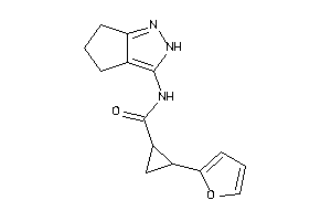 2-(2-furyl)-N-(2,4,5,6-tetrahydrocyclopenta[c]pyrazol-3-yl)cyclopropanecarboxamide