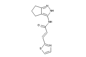 N-(2,4,5,6-tetrahydrocyclopenta[c]pyrazol-3-yl)-3-thiazol-2-yl-acrylamide