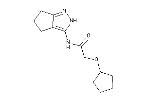 2-(cyclopentoxy)-N-(2,4,5,6-tetrahydrocyclopenta[c]pyrazol-3-yl)acetamide