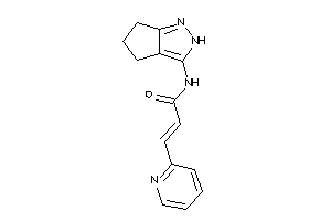 Image of 3-(2-pyridyl)-N-(2,4,5,6-tetrahydrocyclopenta[c]pyrazol-3-yl)acrylamide