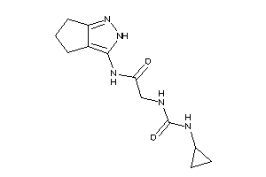 Image of 2-(cyclopropylcarbamoylamino)-N-(2,4,5,6-tetrahydrocyclopenta[c]pyrazol-3-yl)acetamide