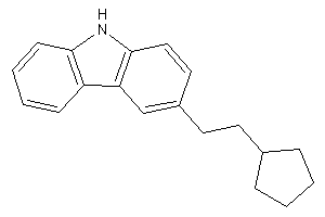 Image of 3-(2-cyclopentylethyl)-9H-carbazole