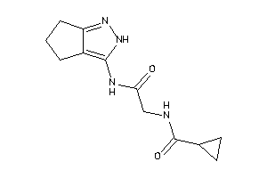 Image of N-[2-keto-2-(2,4,5,6-tetrahydrocyclopenta[c]pyrazol-3-ylamino)ethyl]cyclopropanecarboxamide