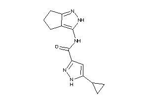5-cyclopropyl-N-(2,4,5,6-tetrahydrocyclopenta[c]pyrazol-3-yl)-1H-pyrazole-3-carboxamide
