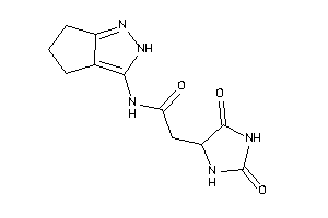 Image of 2-(2,5-diketoimidazolidin-4-yl)-N-(2,4,5,6-tetrahydrocyclopenta[c]pyrazol-3-yl)acetamide