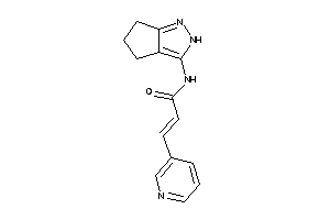 Image of 3-(3-pyridyl)-N-(2,4,5,6-tetrahydrocyclopenta[c]pyrazol-3-yl)acrylamide