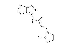 Image of 3-(2-ketothiazolidin-3-yl)-N-(2,4,5,6-tetrahydrocyclopenta[c]pyrazol-3-yl)propionamide