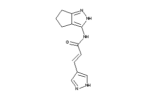 Image of 3-(1H-pyrazol-4-yl)-N-(2,4,5,6-tetrahydrocyclopenta[c]pyrazol-3-yl)acrylamide