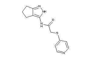 Image of 2-(4-pyridylthio)-N-(2,4,5,6-tetrahydrocyclopenta[c]pyrazol-3-yl)acetamide