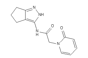 Image of 2-(2-keto-1-pyridyl)-N-(2,4,5,6-tetrahydrocyclopenta[c]pyrazol-3-yl)acetamide