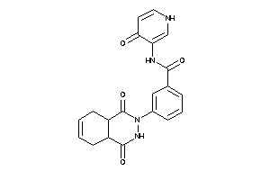 3-(1,4-diketo-4a,5,8,8a-tetrahydro-3H-phthalazin-2-yl)-N-(4-keto-1H-pyridin-3-yl)benzamide